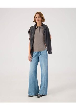 Polo Para Mujer Manga Corta Color Verde Marca Patprimo #30110452