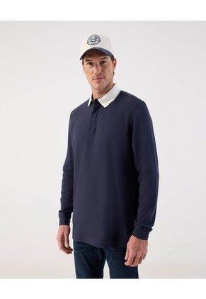 Buzo  Para Hombre Cuello Tejido Color Azul Marca Patprimo #44060325