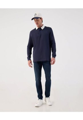 Buzo  Para Hombre Cuello Tejido Color Azul Marca Patprimo #44060325