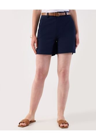 Bermuda  Para Mujer Regular Corto Color Azul Marca Patprimo #30100399 Patprimo