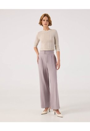 Saco Texturizado Con Detalle   Para Mujer Beige Patprimo