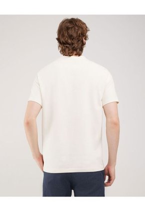 Camiseta Para Hombre Patprimo Color Crema Material Algodón 95%-Elastano 5%