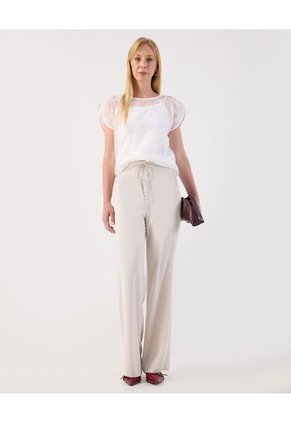 Blusa Para Mujer Manga Corta Color Blanco Marca Patprimo #30123655