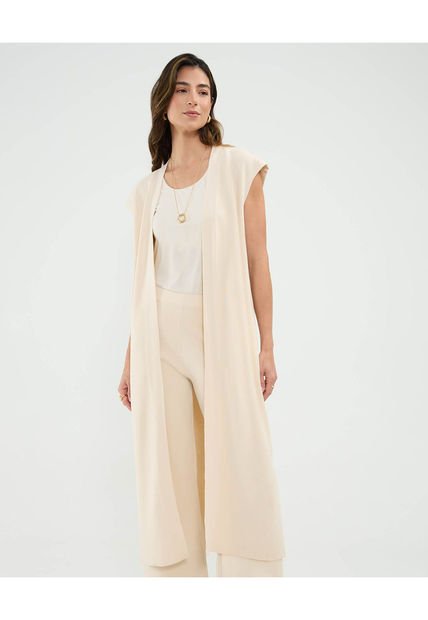 Saco Para Mujer Cardigan Color Crema Marca Patprimo #30330623