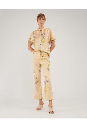 Blusa Para Mujer Manga Corta Color Café Marca Patprimo #30123251