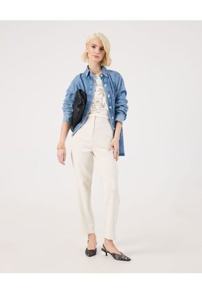 Camiseta Para Mujer Manga Corta Cuello Redondo Color Blanco Marca Patprimo #30093811