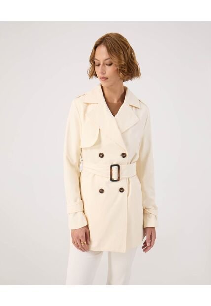 Chaqueta Para Mujer Trench Color Crema Marca Patprimo #30080571