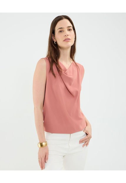 Blusa Para Mujer Manga Sisa Color Rosa Marca Patprimo #30123510