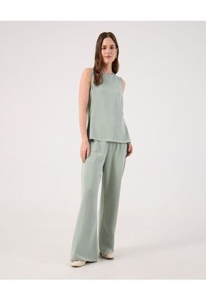 Camiseta Para Mujer Manga Sisa Cuello Redondo Color Verde Marca Patprimo #30093829