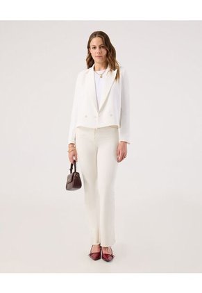 Blazer Para Mujer  Color Blanco Marca Patprimo #30400139