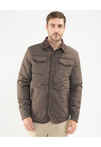 Chaqueta Para Hombre Acolchada Color Café  Marca Patprimo #44080298