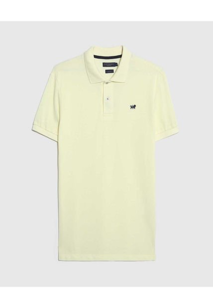 Polo Para Hombre Cuello Tejido Sin Bolsillo Color Amarillo  Marca Patprimo #44112316