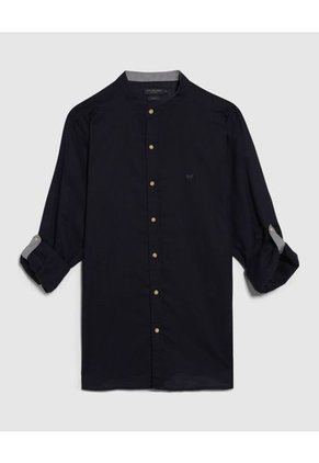 Camisa Para Hombre Manga Larga Sin Bolsillo Color Azul  Marca Patprimo #44012907