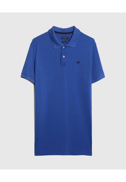 Polo Para Hombre Cuello Tejido Sin Bolsillo Color Azul  Marca Patprimo #44112316