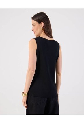 Chaleco  Para Mujer Tejido Color Negro Marca Patprimo #30250046