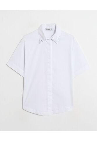 Camisa  Para Mujer Manga Corta Color Blanco Marca Patprimo #30010766 Patprimo