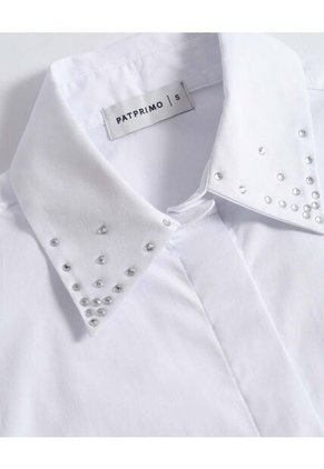 Camisa Para Mujer Manga Corta Color Blanco Marca Patprimo #30010766