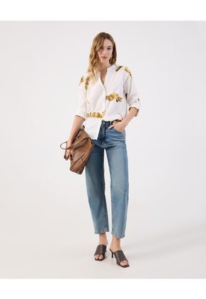 Blusa  Para Mujer Manga Larga Color Amarillo Marca Patprimo #30123635