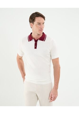 Polo Para Hombre Cuello Tejido Sin Bolsillo Color Blanco Marca Patprimo #44112770 Patprimo
