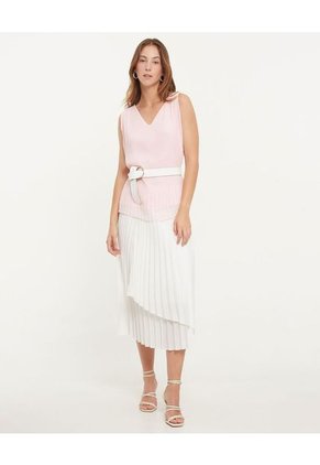 Blusa Para Mujer Manga Sisa Color Rosado Marca Patprimo #30123162