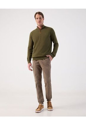 Saco  Para Hombre Cuello Alto O Cuello Tortuga Color Verde Marca Patprimo #44330243