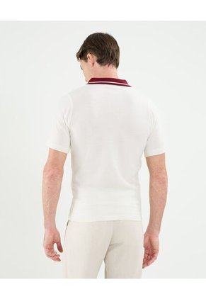 Polo Para Hombre Cuello Tejido Sin Bolsillo Color Blanco Marca Patprimo #44112770