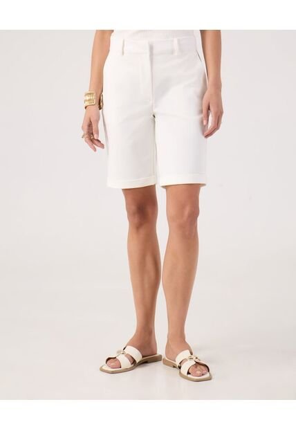 Bermuda Para Mujer Regular Largo Color Blanco Marca Patprimo #30100401