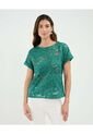 Blusa Para Mujer Manga Corta Color Verde Marca Patprimo #30123483 de Patprimo
