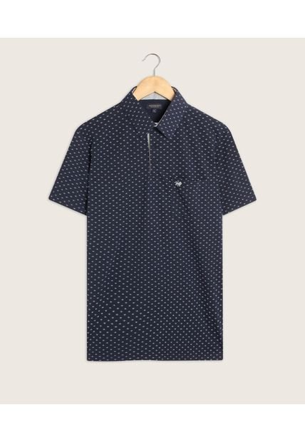 Polo Para Hombre Cuello Maquina Con Bolsillo Color Azul Medio Marca Patprimo #44110981