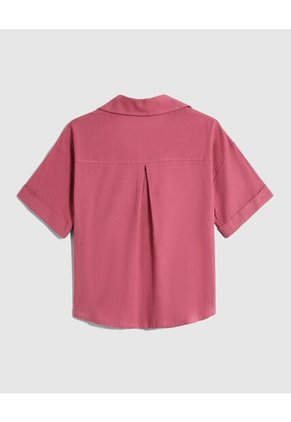 Camisa Para Mujer Manga Corta Color Rosa Marca Patprimo #30010695