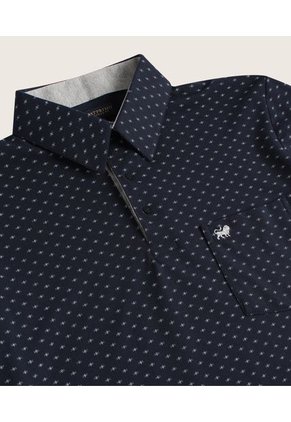 Polo Para Hombre Cuello Maquina Con Bolsillo Color Azul Medio Marca Patprimo #44110981