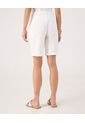 Bermuda Para Mujer Regular Largo Color Blanco Marca Patprimo #30100401 de Patprimo