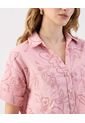 Camisa  Para Mujer Manga Corta Color Rosa Marca Patprimo #30010696 de Patprimo