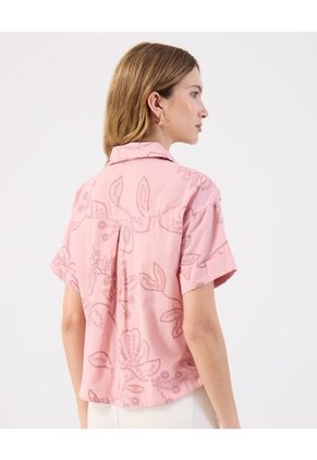 Camisa  Para Mujer Manga Corta Color Rosa Marca Patprimo #30010696