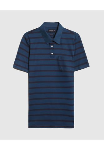 Polo Para Hombre Cuello Maquina Con Bolsillo Color Azul  Marca Patprimo #44112697 Patprimo