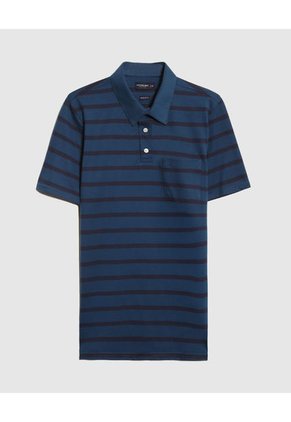 Polo Para Hombre Cuello Maquina Con Bolsillo Color Azul  Marca Patprimo #44112697