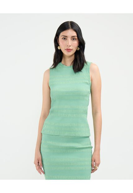 Blusa Para Mujer Manga Sisa Color Verde Marca Patprimo #30123506