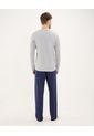 Pijama Para Hombre M/L P/L Color Gris  Marca Patprimo #44040213 de Patprimo
