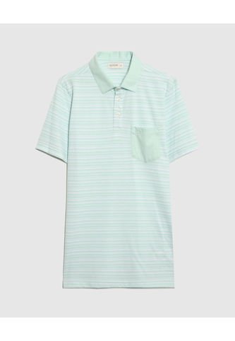 Polo Para Hombre Cuello Maquina Con Bolsillo Color Verde  Marca Patprimo #44112644 Patprimo