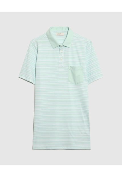 Polo Para Hombre Cuello Maquina Con Bolsillo Color Verde  Marca Patprimo #44112644