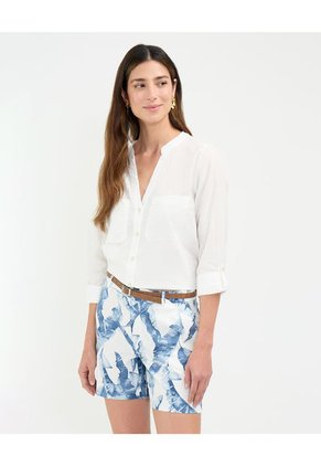 Blusa Para Mujer Manga Larga Color Blanco Marca Patprimo #30123345