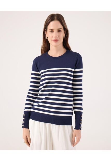 Saco Para Mujer Cuello Redondo Color Azul Marca Patprimo #30330649