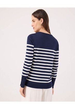 Saco Para Mujer Cuello Redondo Color Azul Marca Patprimo #30330649