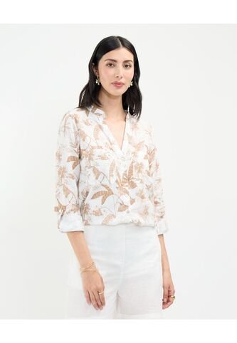 Blusa Para Mujer Manga Larga Color Café Marca Patprimo #30123453 Patprimo