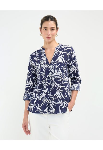 Blusa Para Mujer Manga Larga Color Azul Marca Patprimo #30123453