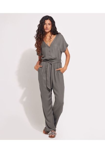 Enterizo Mujer Patprimo M/C Verde Viscosa