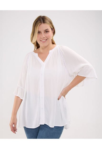 Blusa Para Mujer Manga Corta Color Beige Marca Patprimo #14121357