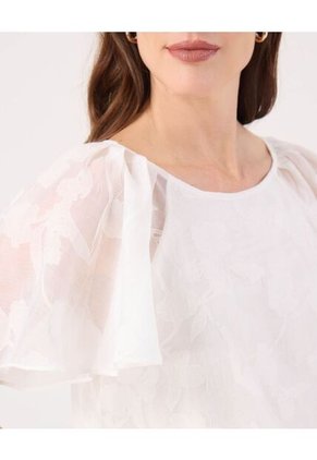 Blusa Para Mujer Manga Corta Color Blanco Marca Patprimo #30123611