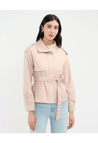 Chaqueta Para Mujer Abrigo Color Rosa Marca Patprimo #30080553 Patprimo