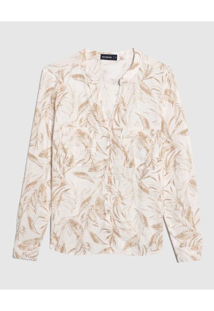 Blusa Para Mujer Manga Larga Color Crudo Marca Patprimo #30123285